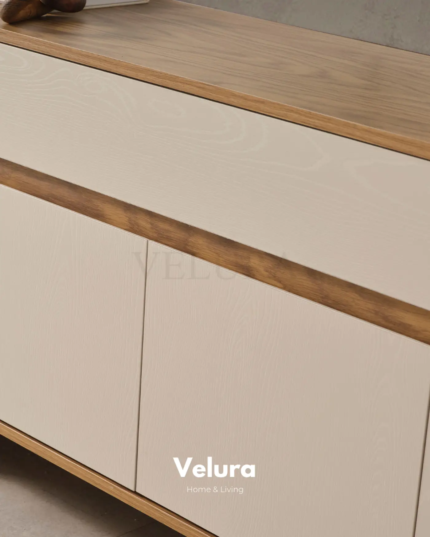 Eylül Konsol Naturel ve Krem modern yemek odası konsolu