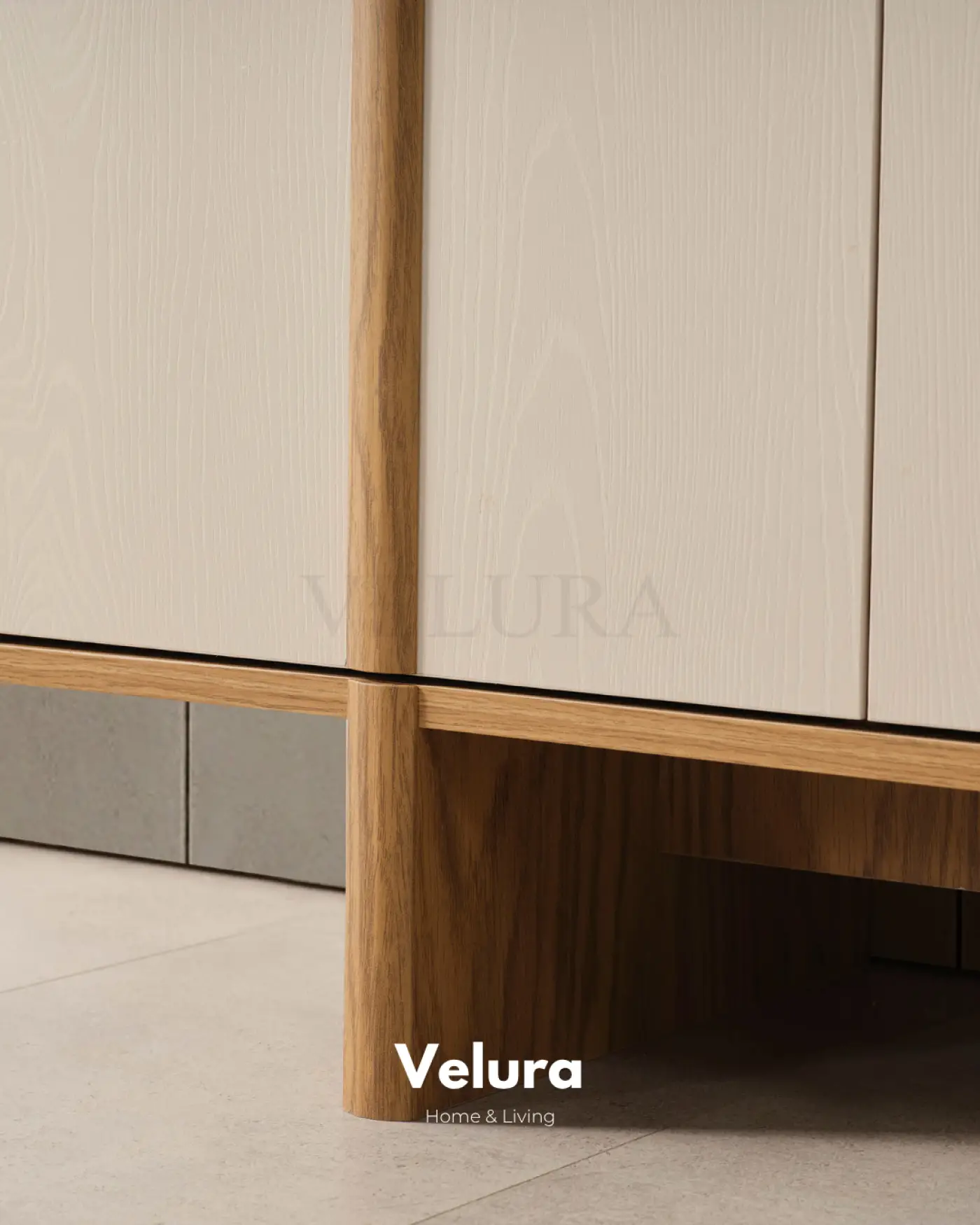 Eylül Konsol Naturel ve Krem modern yemek odası konsolu