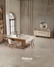 Eylül Yemek Masası - Naturel ve Krem