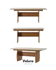 Eylül Yemek Masası - Naturel ve Krem