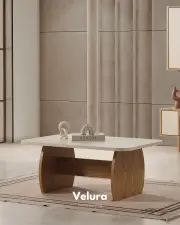 Eylül Orta Sehpa - Naturel ve Krem