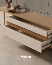 Eylül Tv Ünitesi - Naturel ve Krem