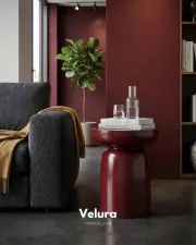 Fargo Mantar Yan Sehpa - Bordo Fargo Mantar Yan Sehpa - Bordo