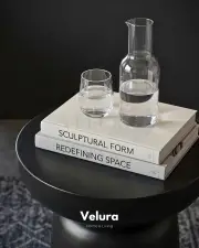 Fargo Mantar Yan Sehpa - Siyah