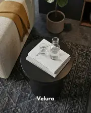 Fargo Mantar Yan Sehpa - Siyah