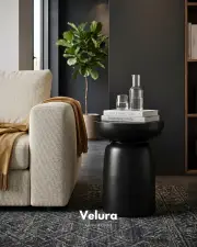 Fargo Mantar Yan Sehpa - Siyah Fargo Mantar Yan Sehpa - Siyah