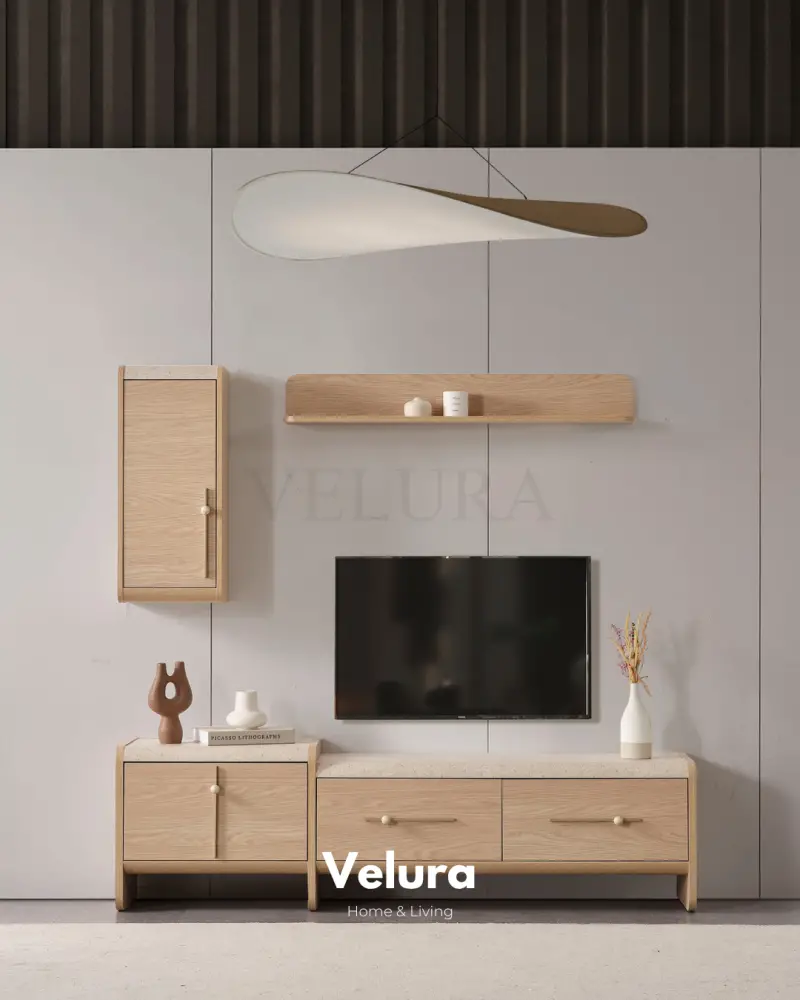 Defne Tv Ünitesi - Natural Meşe
