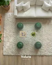 Küre Orta Sehpa - Yeşil - Kare - Şeffaf Cam