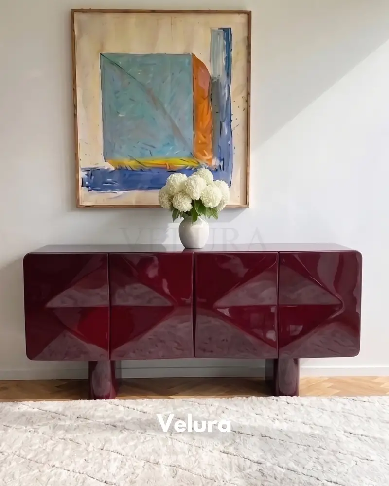 Lura Yemek Takımı - Bordo