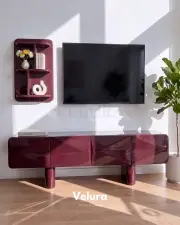 Lura Tv Ünitesi - Bordo