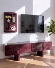 Lura Tv Ünitesi - Bordo