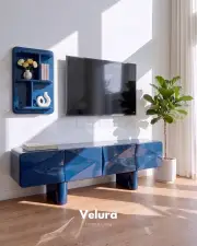 Lura Tv Ünitesi - Mavi