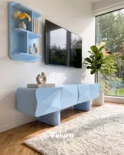 Lura Tv Ünitesi - Açık Mavi