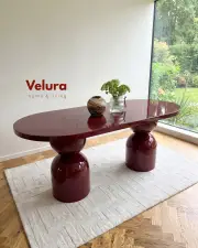 Lura Yemek Takımı - Bordo