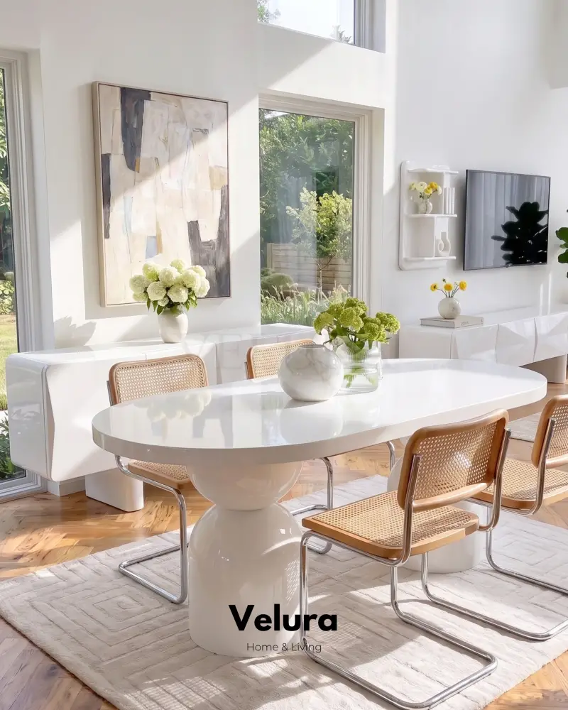 Lura Yemek Takımı - Beyaz