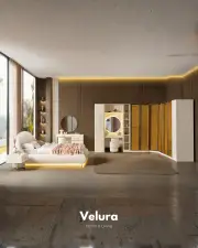 Marcel Yatak Odası Takımı - Köşe Dolaplı Marcel Yatak Odası Takımı - Köşe Dolaplı