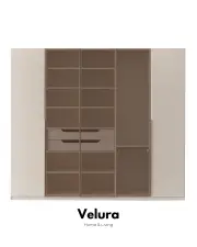 Marcel 5 Kapılı Dolap - 3 Reflekte Cam