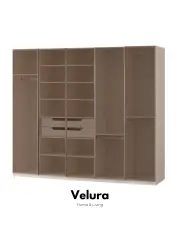 Marcel 5 Kapılı Dolap - 5 Reflekte Cam