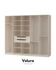Marcel 5 Kapılı Dolap - 5 Reflekte Cam