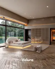 Marcel 5 Kapılı Dolap - 5 Reflekte Cam