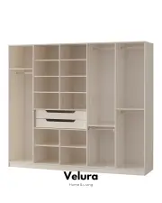 Marcel Yatak Odası Takımı - 5 Kapaklı Reflektif Dolap