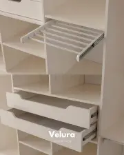 Marcel 5 Kapılı Dolap - 5 Reflekte Cam