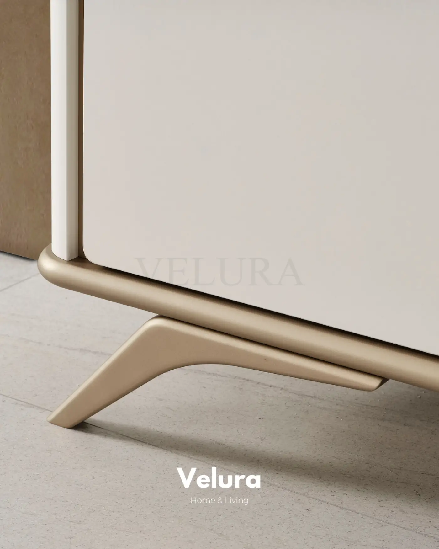 Nova Konsol Krem gold detaylı modern yemek odası konsolu