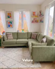 Pamela Köşe Takımı - 300 x 300 cm - Yeşil