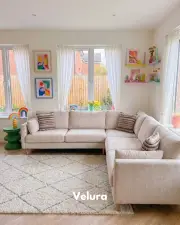 Pamela Köşe Takımı - 300 x 300 cm - Krem