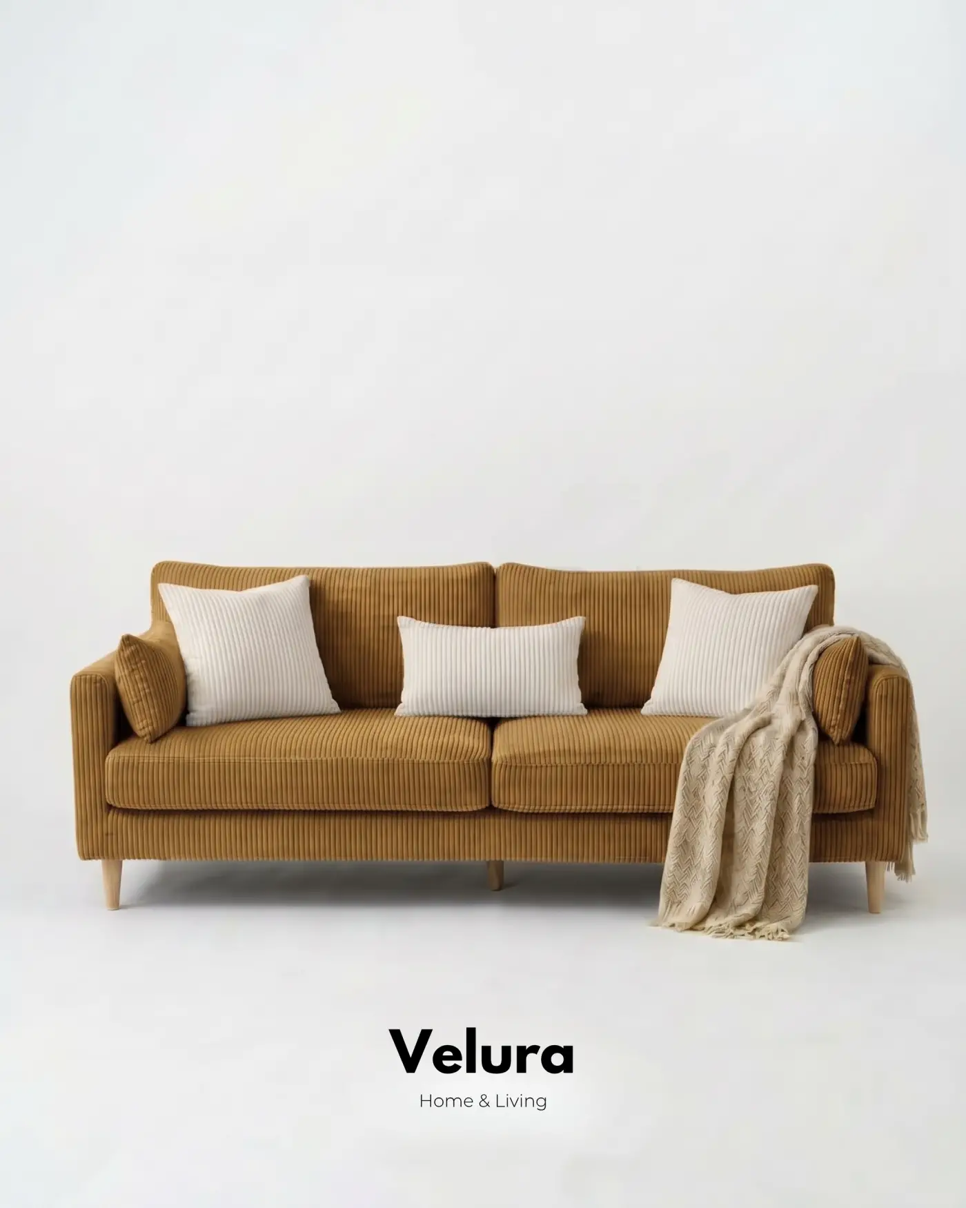 Pamela Kehribar Sarısı modern kanepe geniş ve yumuşak oturum