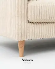 Pamela Köşe Ribera Fitil Kumaş - Vanilya