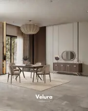 Nova Yemek Takımı - Koyu Ceviz