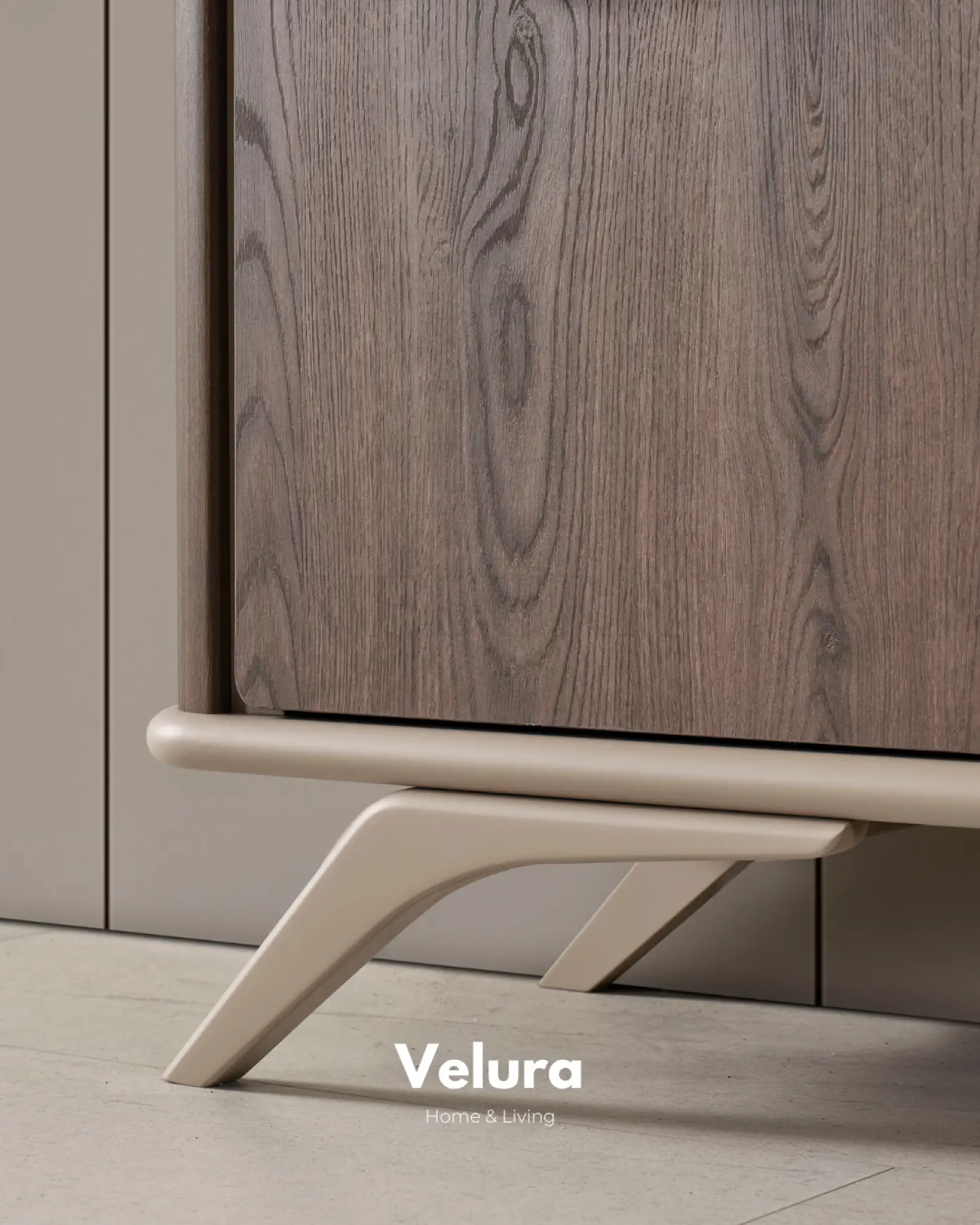 Nova Yemek Takımı Koyu Ceviz gold detaylı modern yemek odası takımı