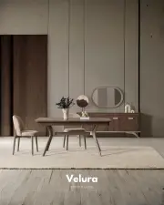 Nova Yemek Masası - Koyu Ceviz