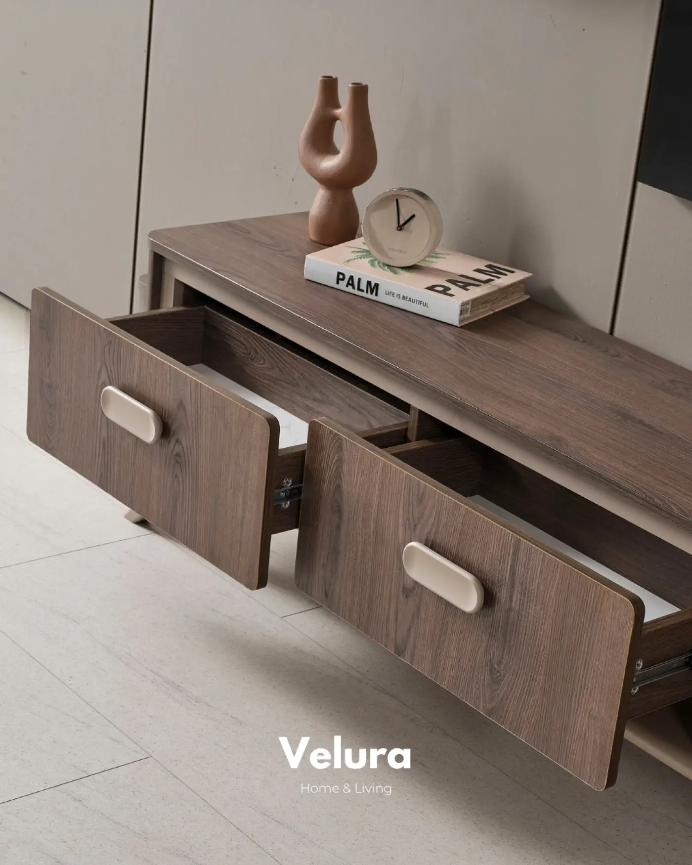 Nova Yemek Takımı Koyu Ceviz gold detaylı modern yemek odası takımı