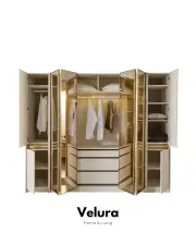 Bern Yatak Odası Takımı -  6 Kapaklı Dolap (Reflektif)
