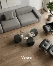 Küre Orta Sehpa - Siyah Zar - Fasulye - Şeffaf Cam