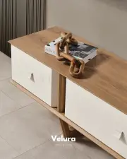 Kolezyum Tv Ünitesi - Krem ve Naturel
