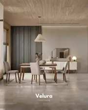 Kolezyum Yemek Masası - Krem ve Naturel