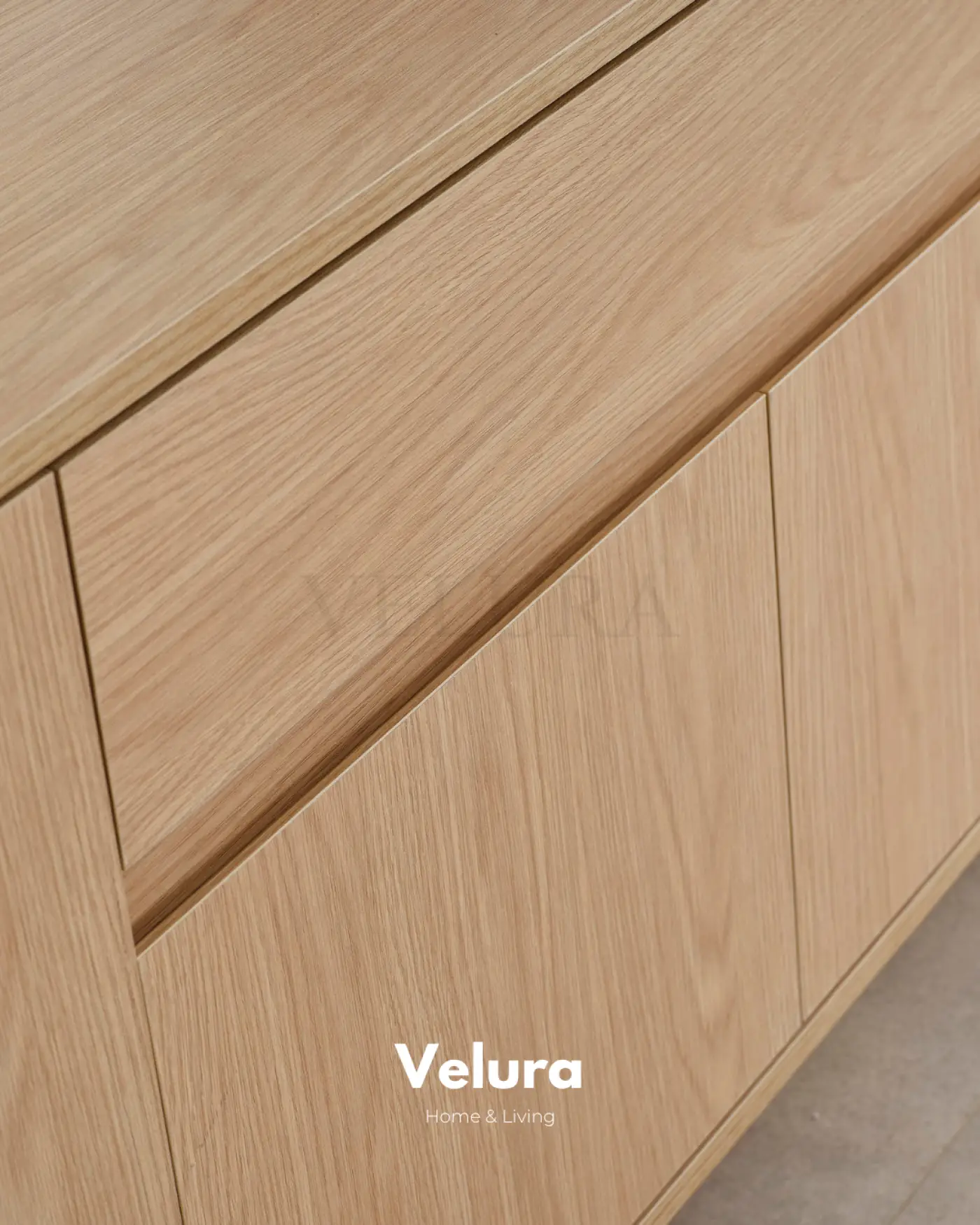 Eylül Konsol Naturel Meşe modern yemek odası konsolu