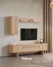 Eylül Tv Ünitesi - Naturel Meşe