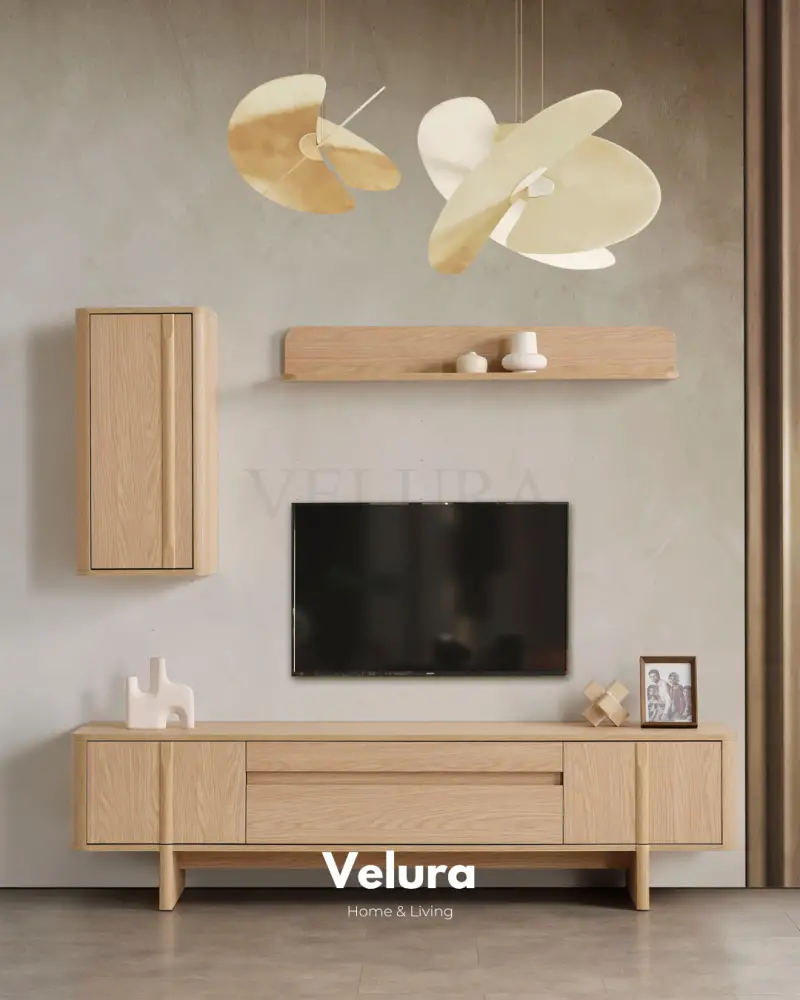 Eylül Tv Ünitesi - Naturel Meşe