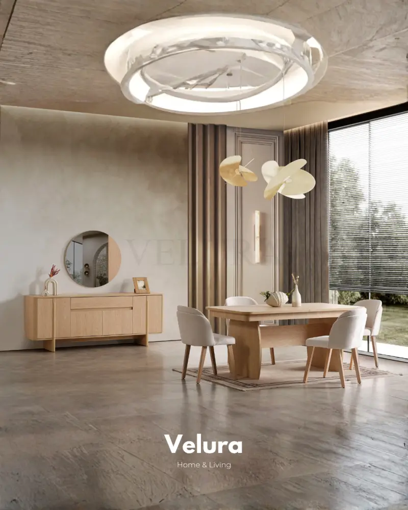 Eylül Yemek Takımı - Naturel Meşe