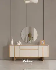 Eylül Konsol - Naturel Meşe ve Krem