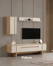 Eylül Tv Ünitesi - Naturel Meşe ve Krem