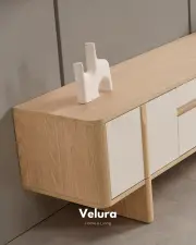 Eylül Tv Ünitesi - Naturel Meşe ve Krem