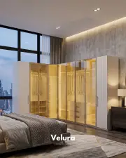 Tress 9 Kapılı Köşe Dolap