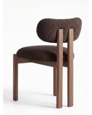 Trio Sandalye - Kahve - Ceviz Ahşap