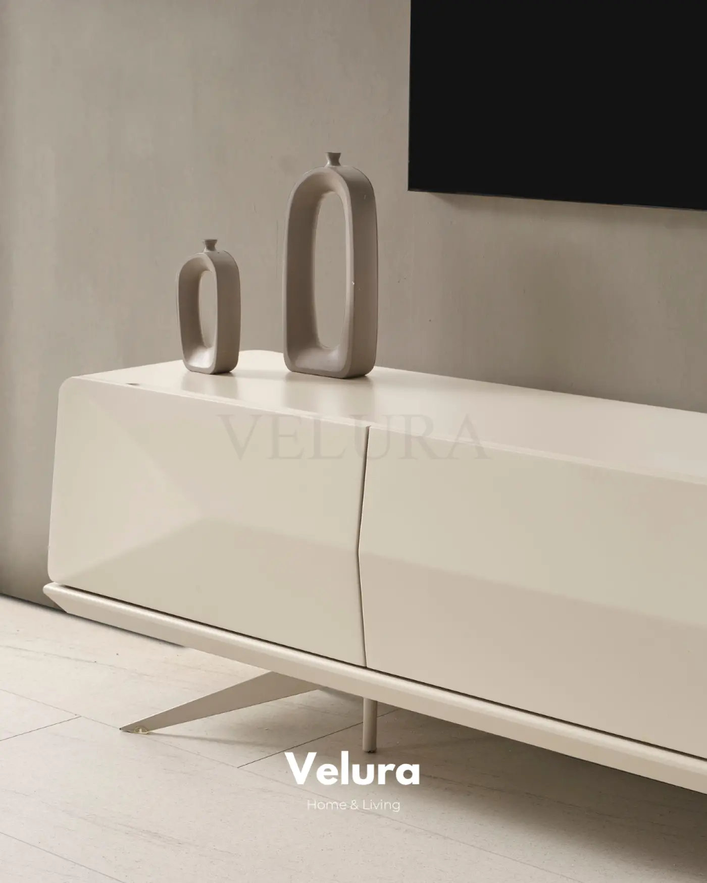 Vakko Tv Ünitesi Krem Modern Model