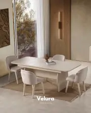 Eylül Yemek Masası - Krem